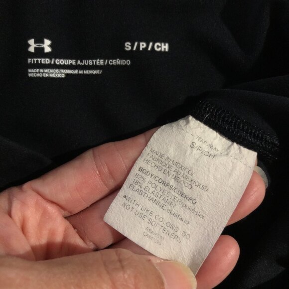 Under Armour Pants Womens Size S Black Training Motion Flare Pocket Pull On - Picture 11 of 12